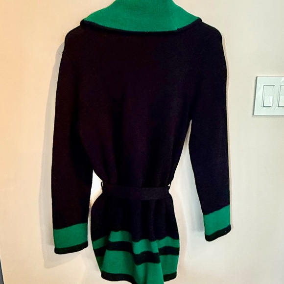 Ralph Lauren Green Label Shawl Collar Tie Waist Cardigan NWOT - Picture 4 of 4